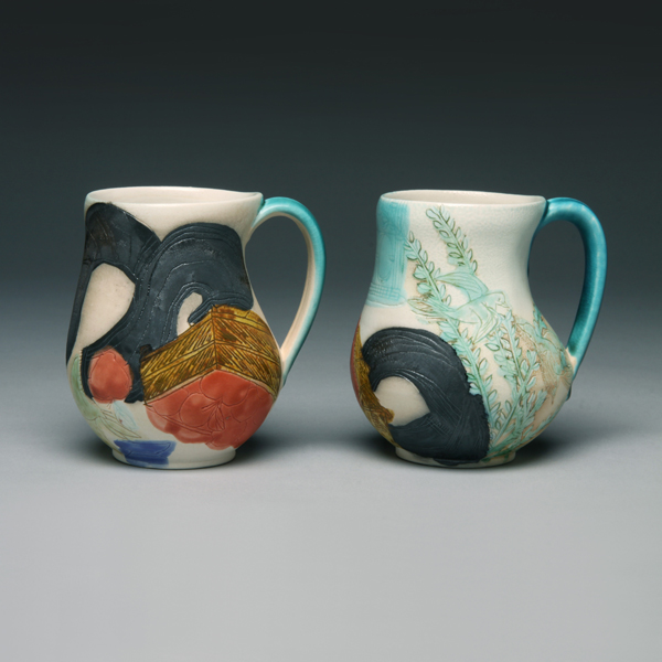 Mug with still life from the “Still Life/Talking” exhibition, 2014.