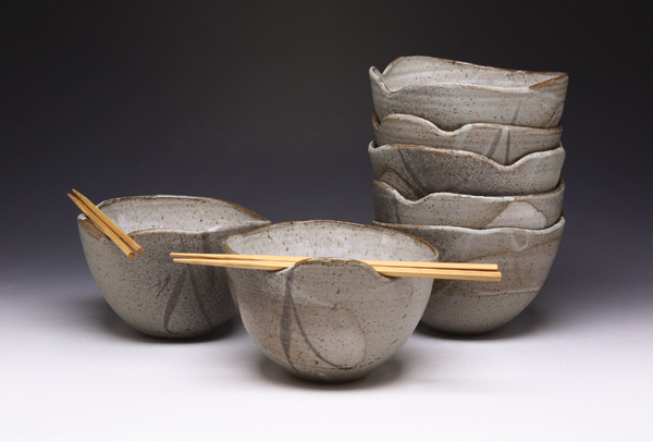 3 Everyday functional wares still dominate Rhee's work. The chopstick bowls sell for $40 each.