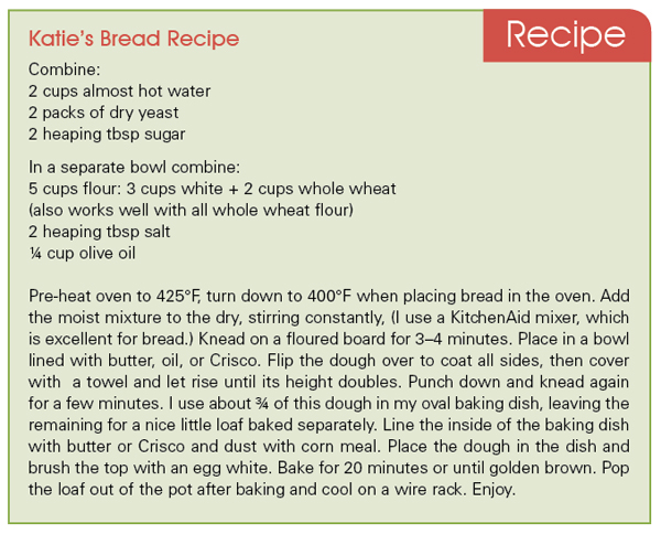 Katie's Bread Recipe