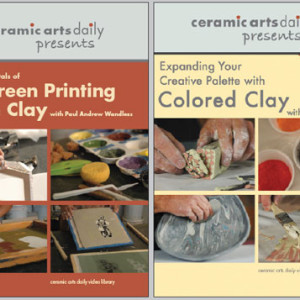 Off the Shelf: Stencil and Colored Clay DVDs review by Sumi von Dassow