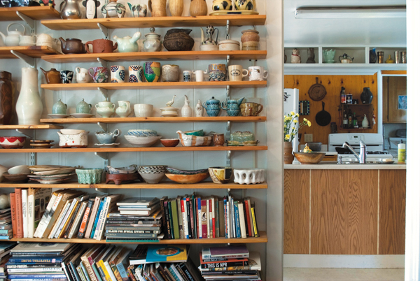 Part of Julia Galloway's ceramics collection. Photo: Lucy Capeheart
