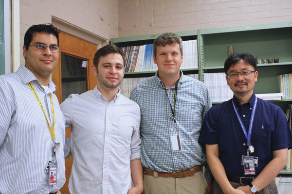 1 From left to right: Amin M. Hamideh, Mike Stumbras, Charles A. Wilson IV, Dr. Wei-Hsung Wang.