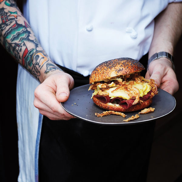 A High Street on Market restaurant dish, served on a Felt+Fat Plate.