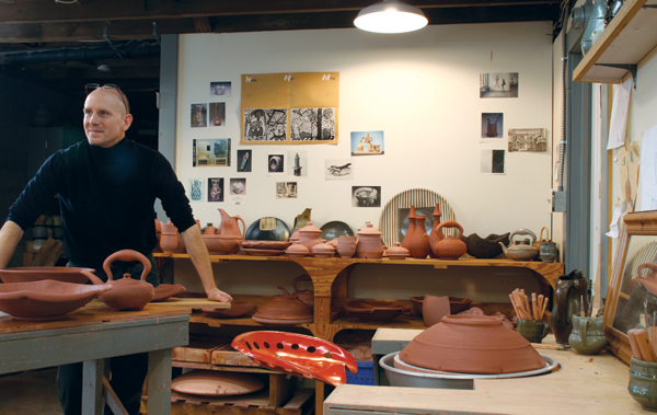 2 Steven Rolf in his studio, 2015.